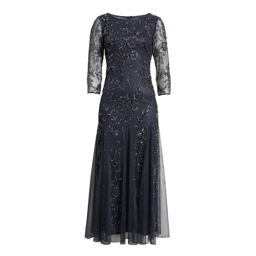 Pisarro Nights Beaded Formal Gown Size 16
